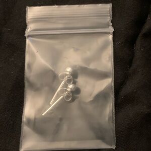 UNUSED & UNOPENED Sterling Silver Stud Earrings